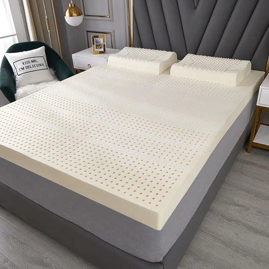 JMT-048778 Latex Mattress 200x100x5cm Soft Cotton Cover 100% Natural Latex Comfort