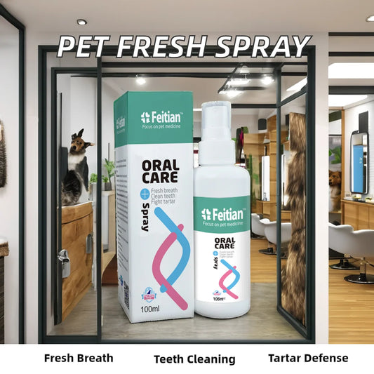 JMT-273546 Effective Dog Oral Cleaner Spray for Tartar Treatment and Fresh Breath