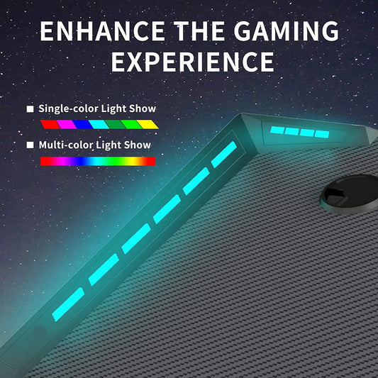 JMT-092554 RGB Gaming Desk with Cup Holder and Modern Design for Gamers