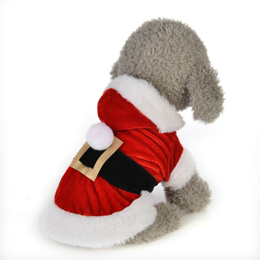 JMT-000010 Festive Dog Christmas Costume in Various Sizes: XS, S, M, L, XL