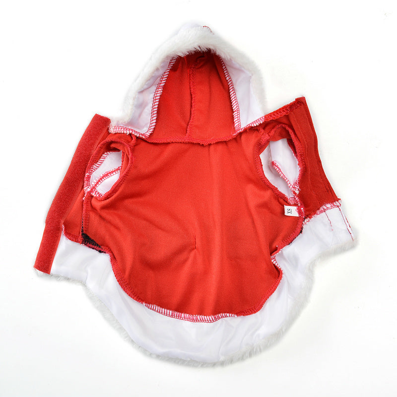 JMT-000010 Festive Dog Christmas Costume in Various Sizes: XS, S, M, L, XL