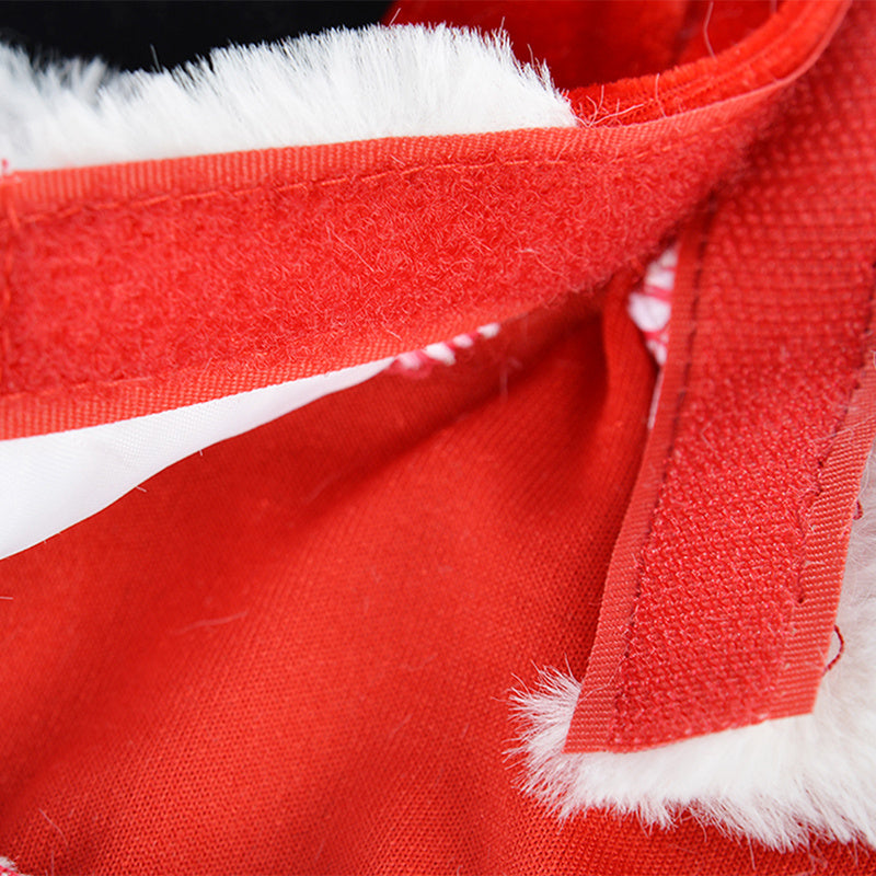 JMT-000010 Festive Dog Christmas Costume in Various Sizes: XS, S, M, L, XL