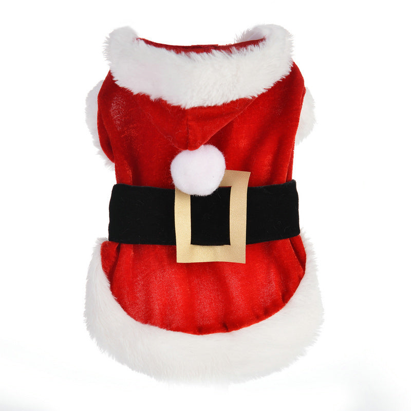 JMT-000010 Festive Dog Christmas Costume in Various Sizes: XS, S, M, L, XL