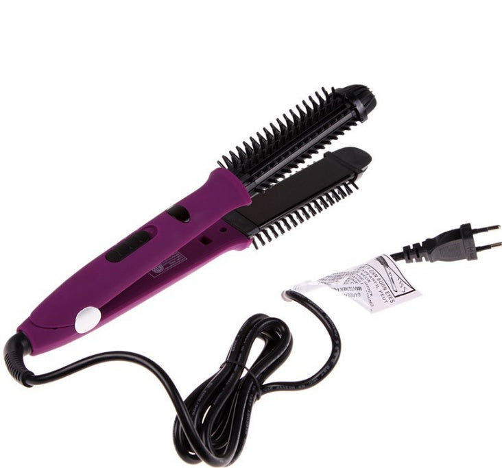 JMT-000074 4 in 1 Hair Curler and Straightener with Electric Coil Comb, 60W ABS, PP, PC, Aluminum, Nylon