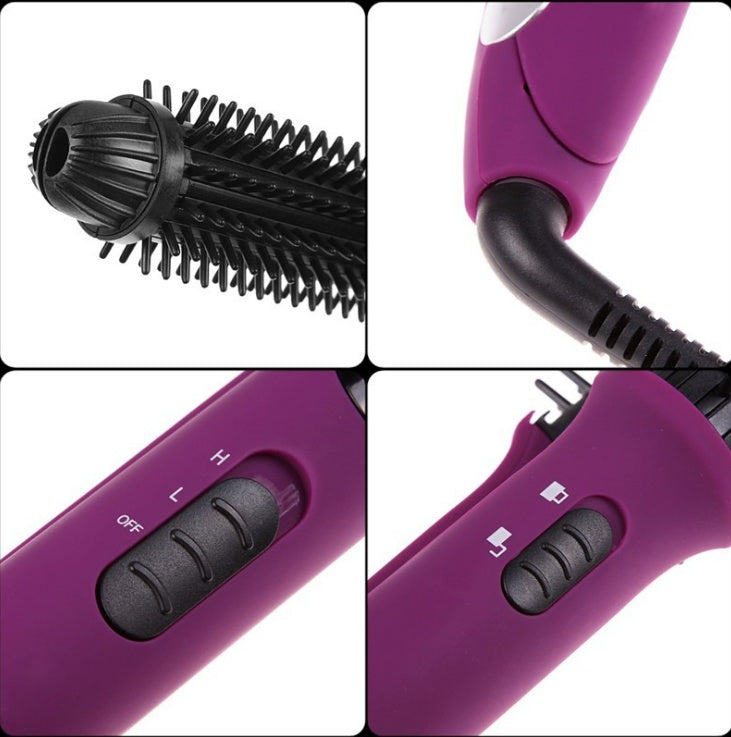 JMT-000074 4 in 1 Hair Curler and Straightener with Electric Coil Comb, 60W ABS, PP, PC, Aluminum, Nylon