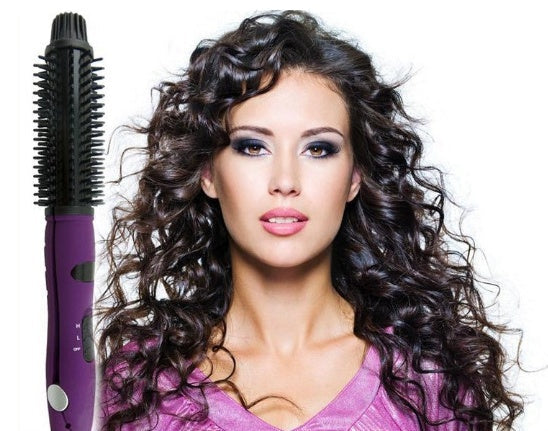 JMT-000074 4 in 1 Hair Curler and Straightener with Electric Coil Comb, 60W ABS, PP, PC, Aluminum, Nylon