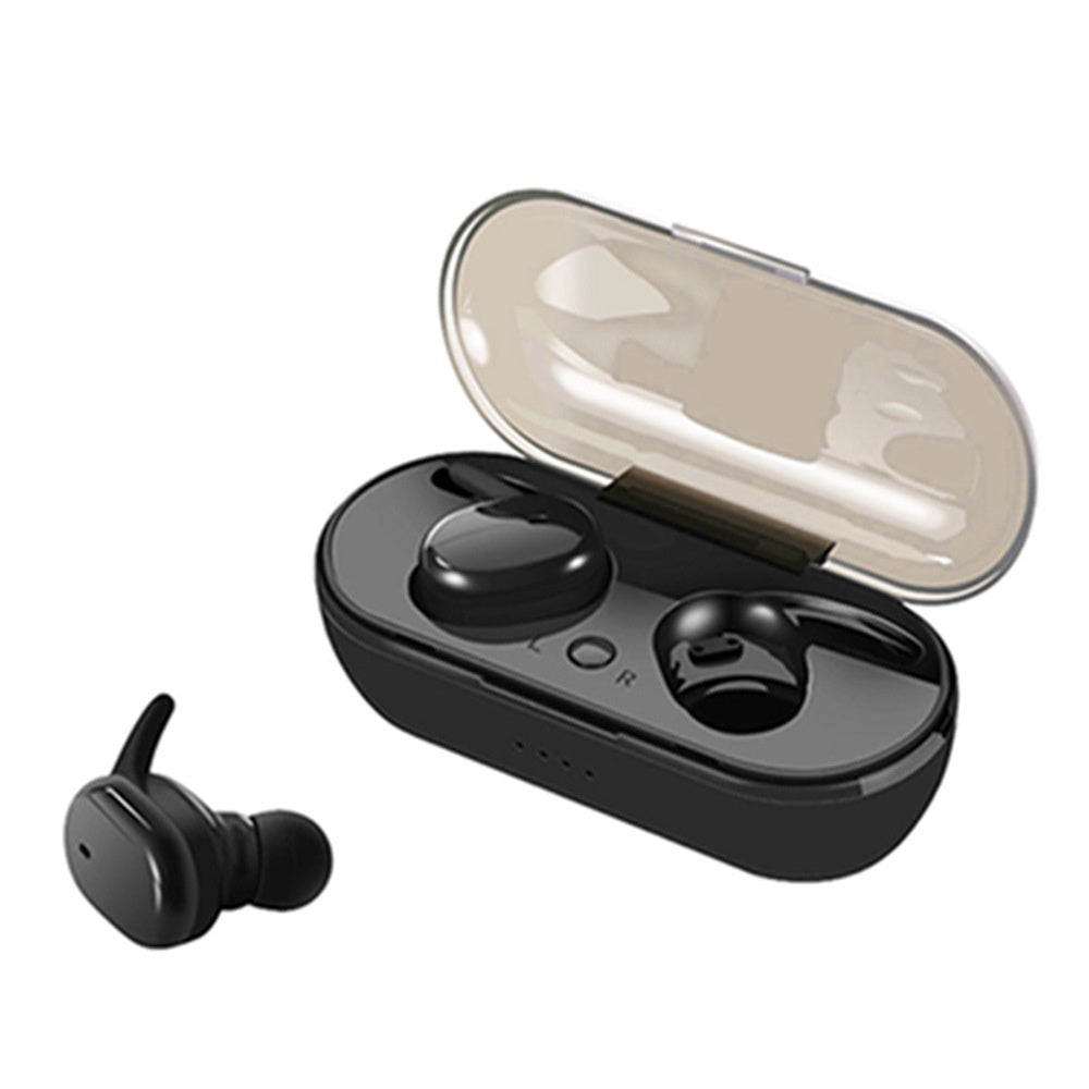 JMT-000074 Waterproof Binaural Wireless Headset with Voice Prompt and Music Support