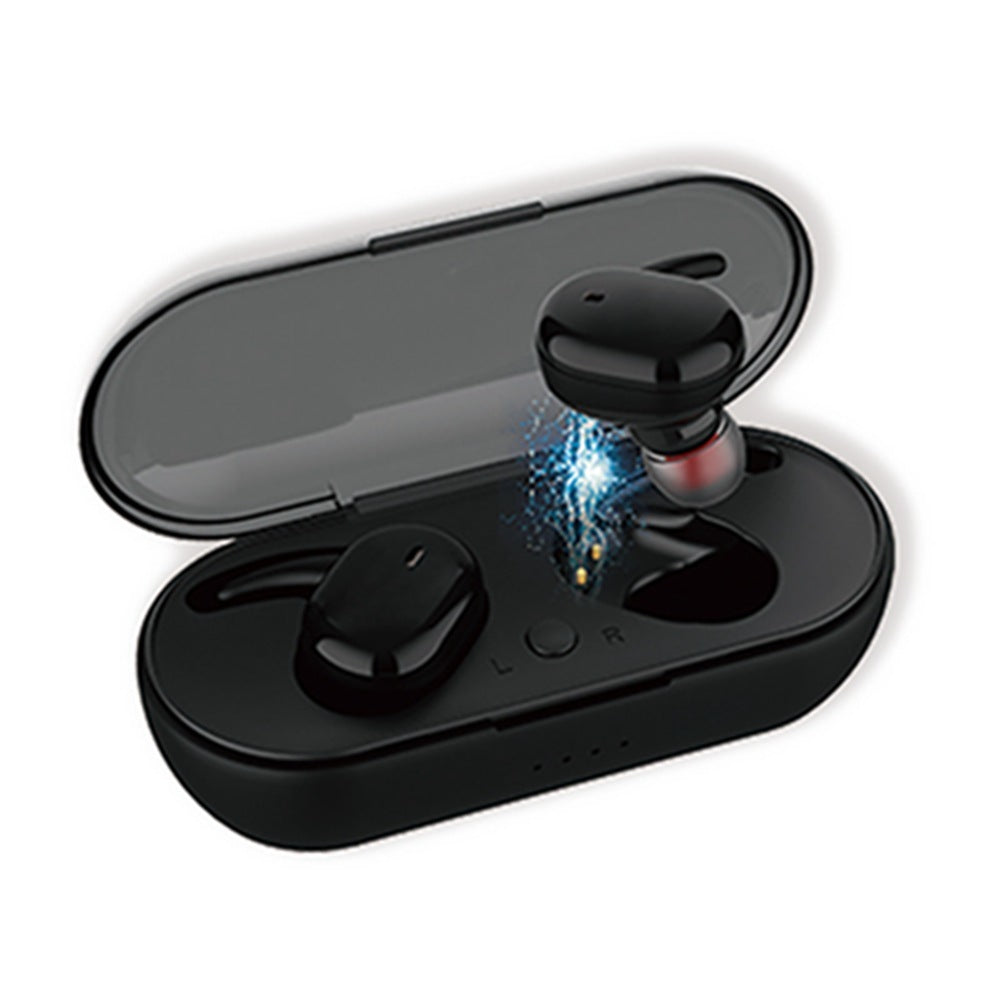 JMT-000074 Waterproof Binaural Wireless Headset with Voice Prompt and Music Support