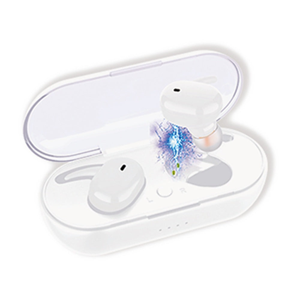 JMT-000074 Waterproof Binaural Wireless Headset with Voice Prompt and Music Support
