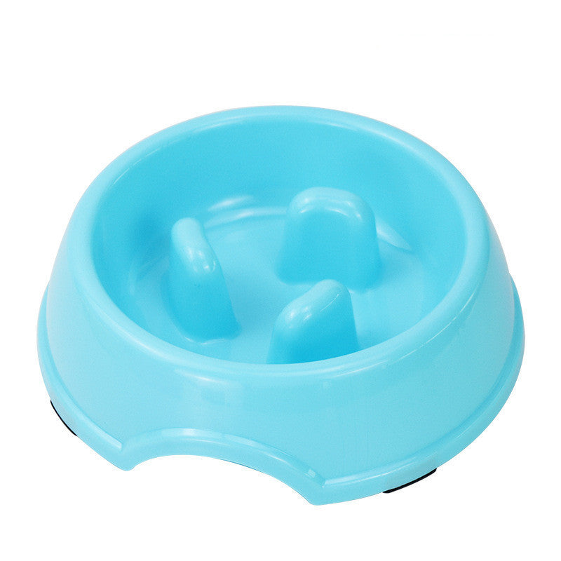 JMT-000266 Anti-Choking Slow Food Bowl for Pets – Non-Slip Melamine Design in Multiple Colors