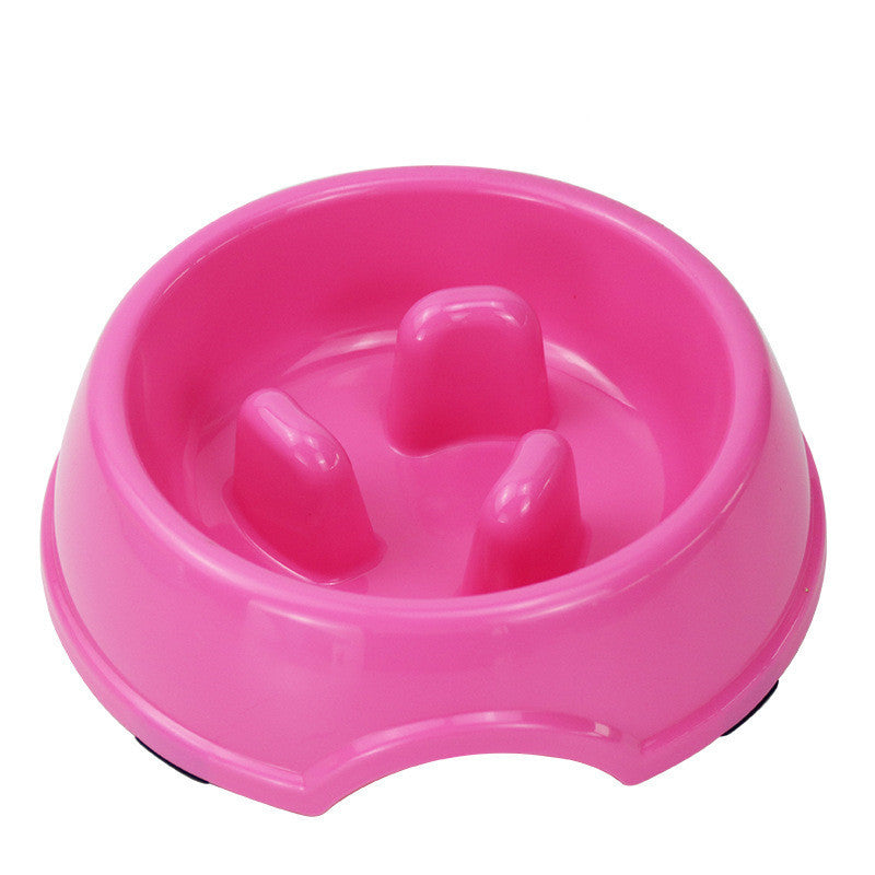 JMT-000266 Anti-Choking Slow Food Bowl for Pets – Non-Slip Melamine Design in Multiple Colors