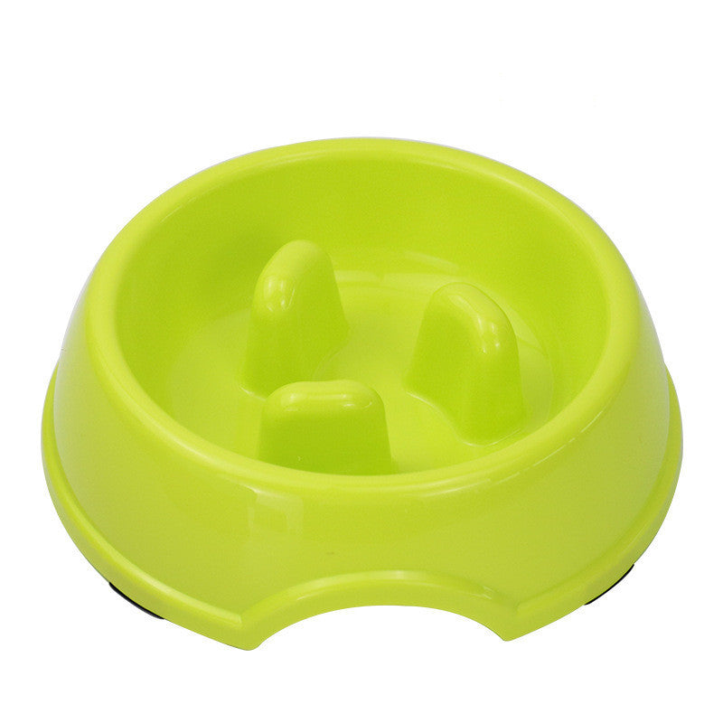 JMT-000266 Anti-Choking Slow Food Bowl for Pets – Non-Slip Melamine Design in Multiple Colors