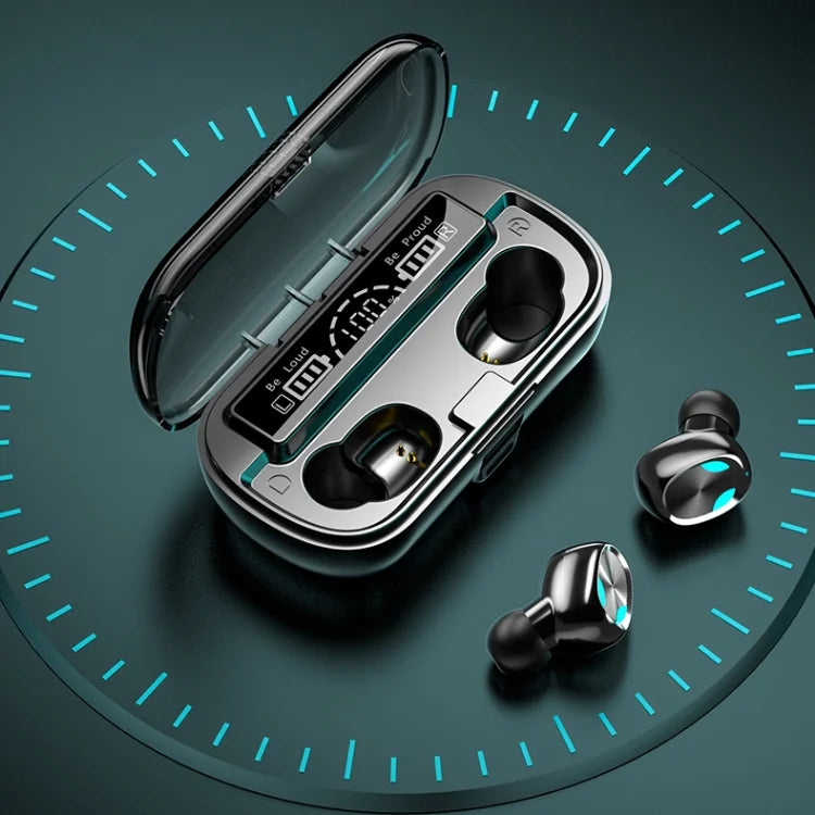 JMT-000266 X8 TWS Wireless Earphones with BT 5.1, Waterproof In-ear Design, Hifi Bass Sound, Touch Control and LED Display