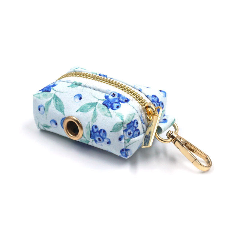 JMT-000586 Blueberry Print Pet Harness and Leash Set - Comfortable Polyester Design for Small to Extra Large Pets