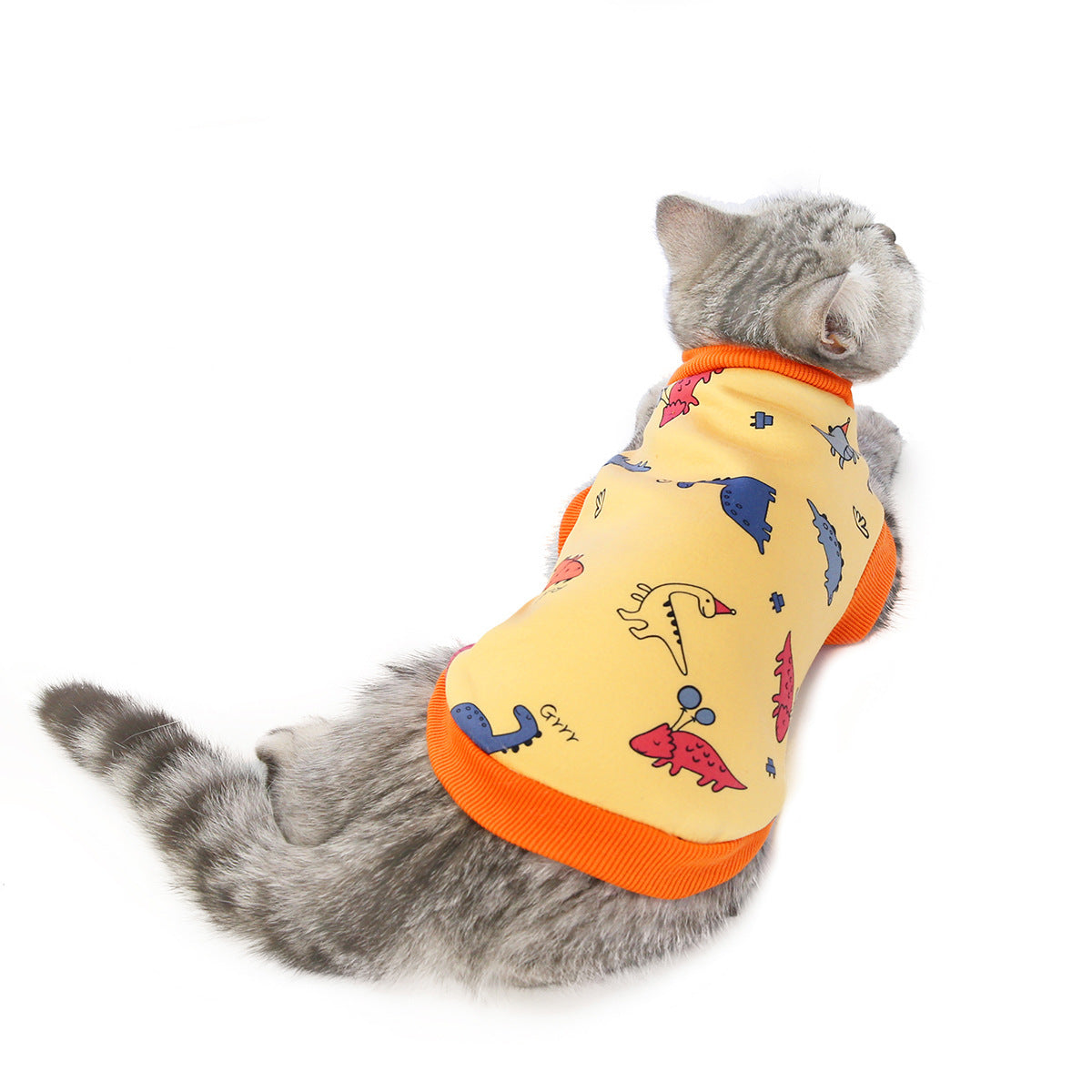 JMT-000714 Cozy Pet Clothes for Autumn and Winter - Stylish Dinosaur and Deer Designs in Various Colors