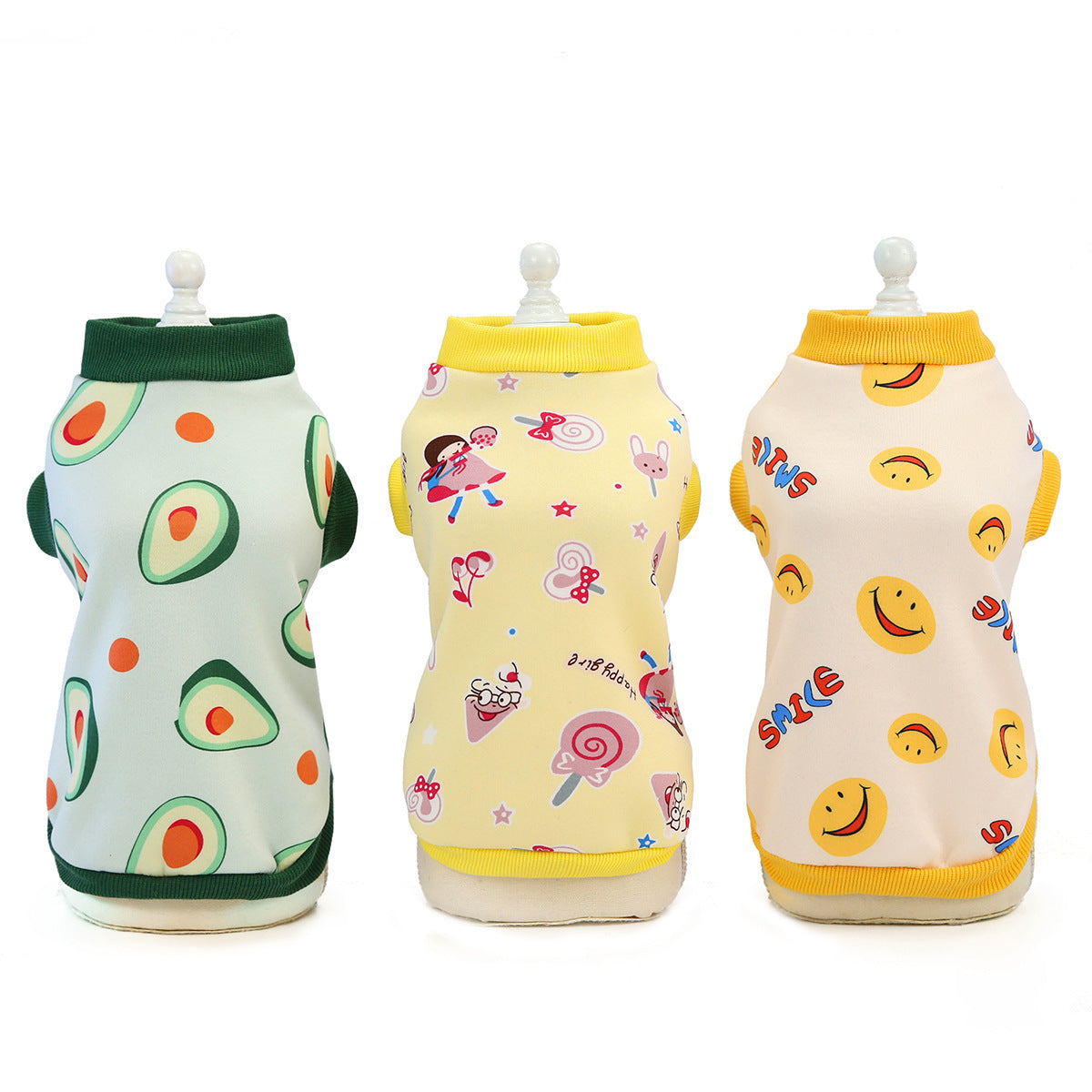 JMT-000714 Cozy Pet Clothes for Autumn and Winter - Stylish Dinosaur and Deer Designs in Various Colors
