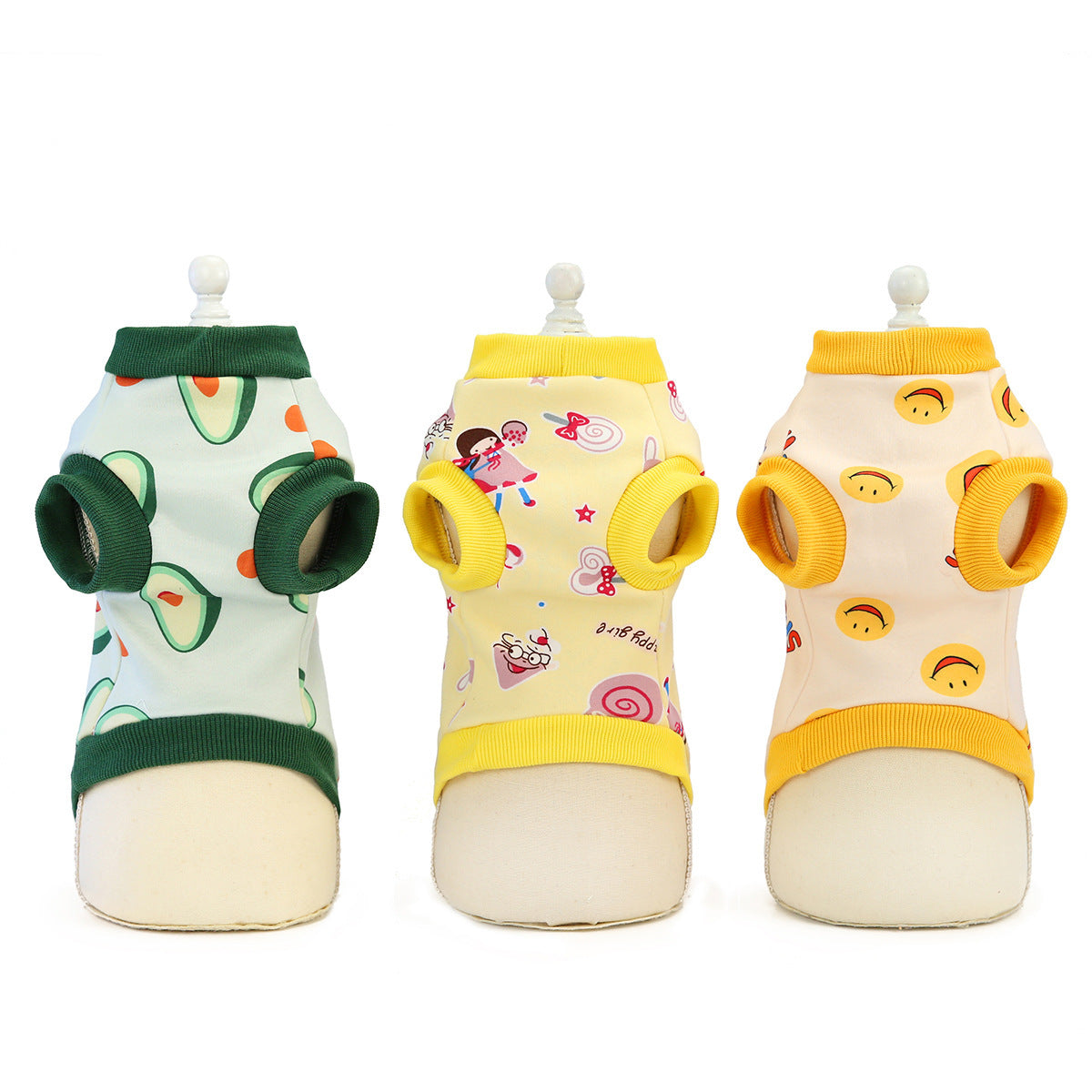 JMT-000714 Cozy Pet Clothes for Autumn and Winter - Stylish Dinosaur and Deer Designs in Various Colors