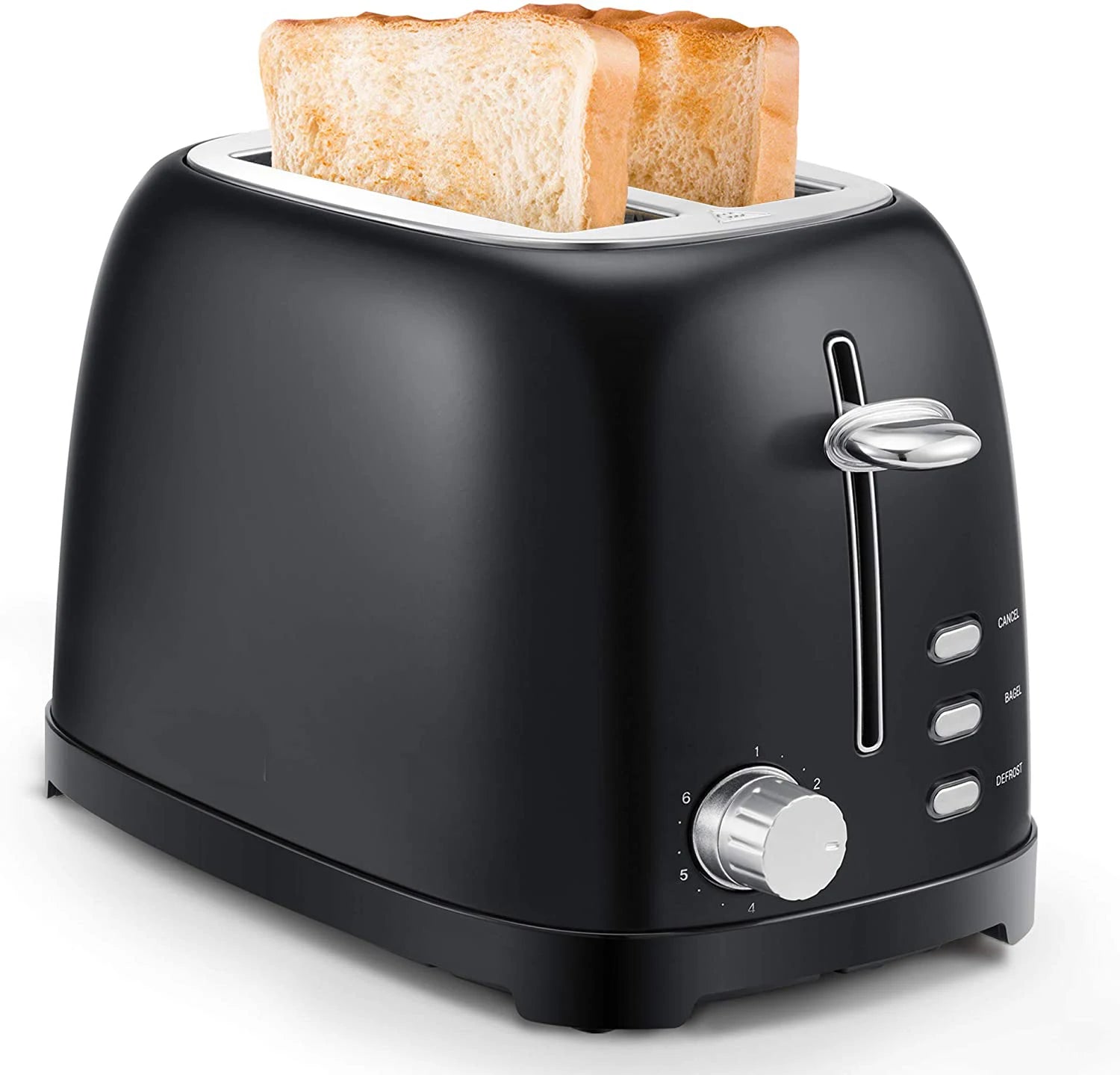JMT-000906 Retro Stainless Steel Electric 2 Slice Toaster Oven with Grill Function