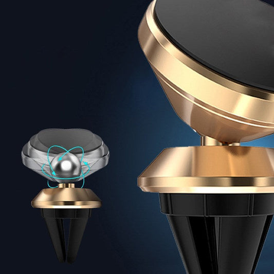 JMT-001098 Magnetic Air Vent Phone Holder with 360° Rotation and Silicone Protection