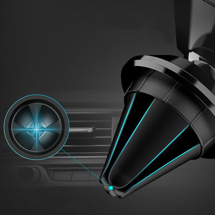 JMT-001098 Magnetic Air Vent Phone Holder with 360° Rotation and Silicone Protection