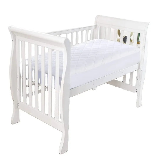 JMT-001162 Custom Quilted Cotton Waterproof Baby Mattress Protector for Cot and Bassinet
