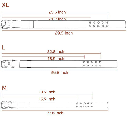 JMT-001738 Adjustable Nylon Dog Collar with 5-Speed Size Adjustment - Multiple Colors Available