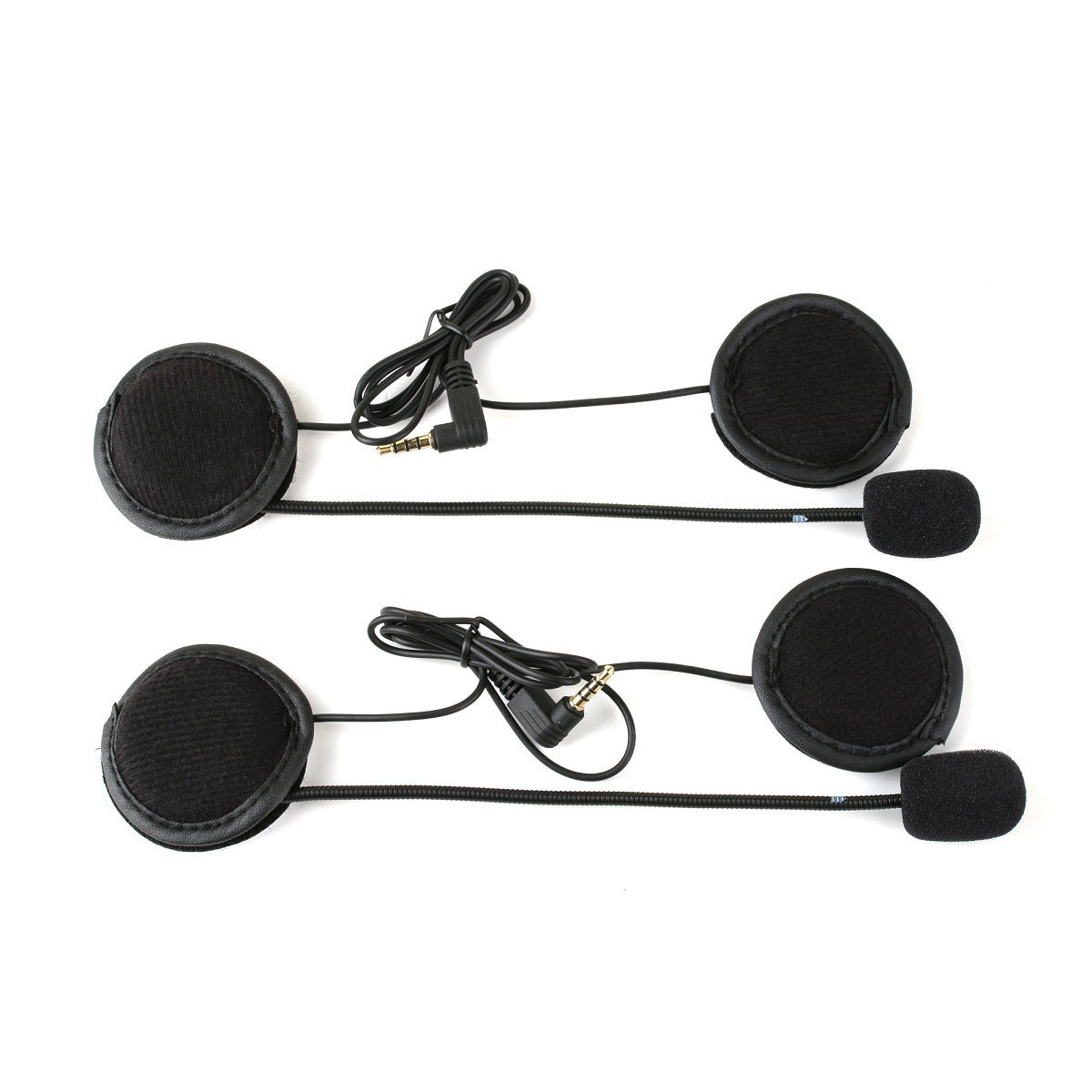 JMT-001738 V6V4 Motorcycle Helmet Headset with High Volume Sound and Helmet Clip