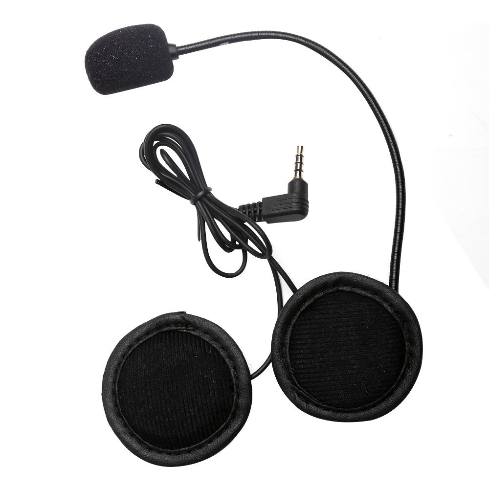JMT-001738 V6V4 Motorcycle Helmet Headset with High Volume Sound and Helmet Clip
