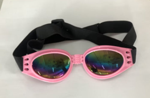 JMT-002058 Foldable Medium Size Dog Sunglasses - Waterproof Goggles with UV Protection for Pets