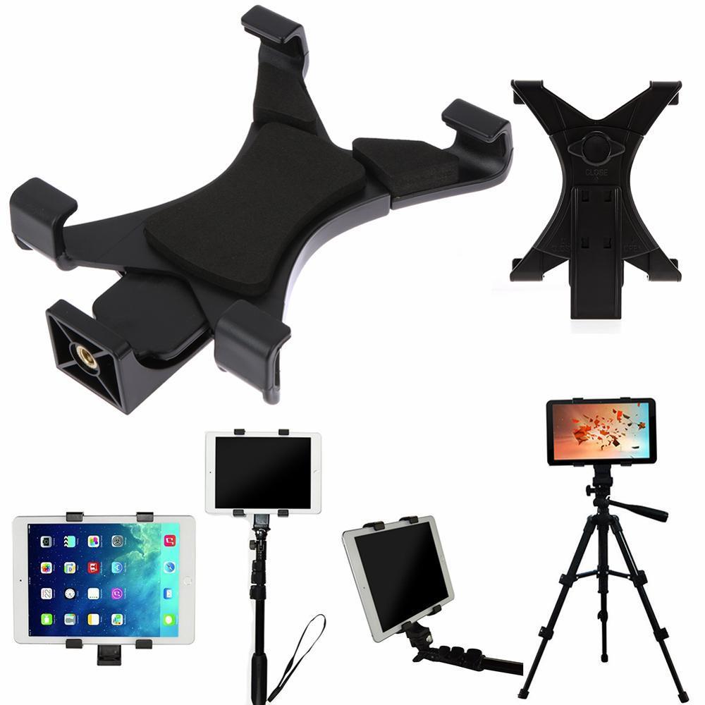 JMT-002250 Adjustable Tablet Stand with Quarter-Inch Screw Interface for Tripods and Selfie Sticks