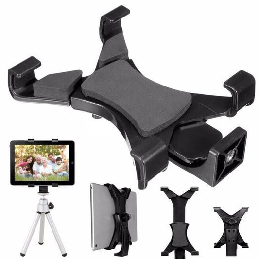 JMT-002250 Adjustable Tablet Stand with Quarter-Inch Screw Interface for Tripods and Selfie Sticks