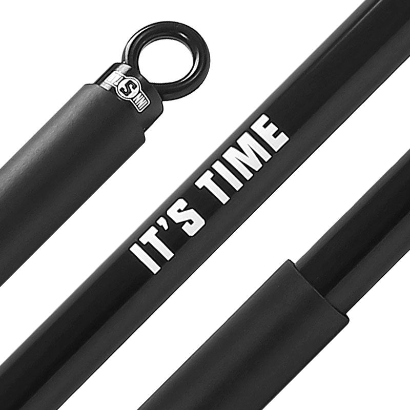 JMT-002314 Portable Lever Bench Press and Pilates Fitness Bar for Strength Training and Home Workouts