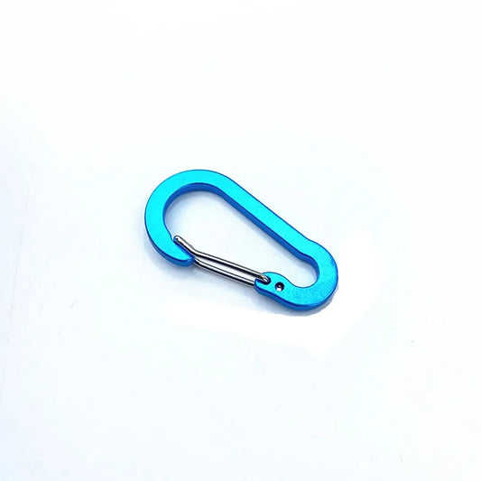 JMT-002442 Calabash Shaped Aluminium Carabiner Spring Hook Climbing Buckle, DSK007 No. 5 Size, 50*26mm, Lightweight 5.4g