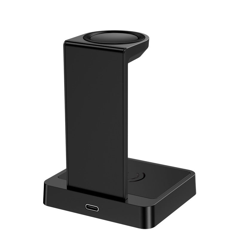JMT-002570 Dual Wireless Charging Pad with Type-C Connection - Qi Standard, Black
