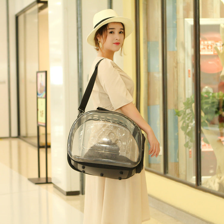 JMT-002634 Stylish Pet Handbag with Comfortable Shoulder Strap and Breathable Design