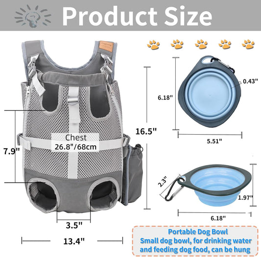 JMT-002890 Expandable Cat Backpack Carrier for Outdoor Adventures - Breathable, Large Capacity