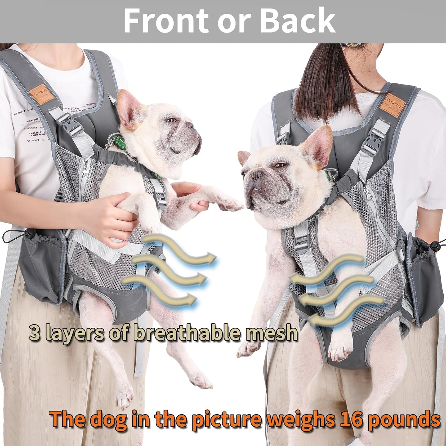JMT-002890 Expandable Cat Backpack Carrier for Outdoor Adventures - Breathable, Large Capacity