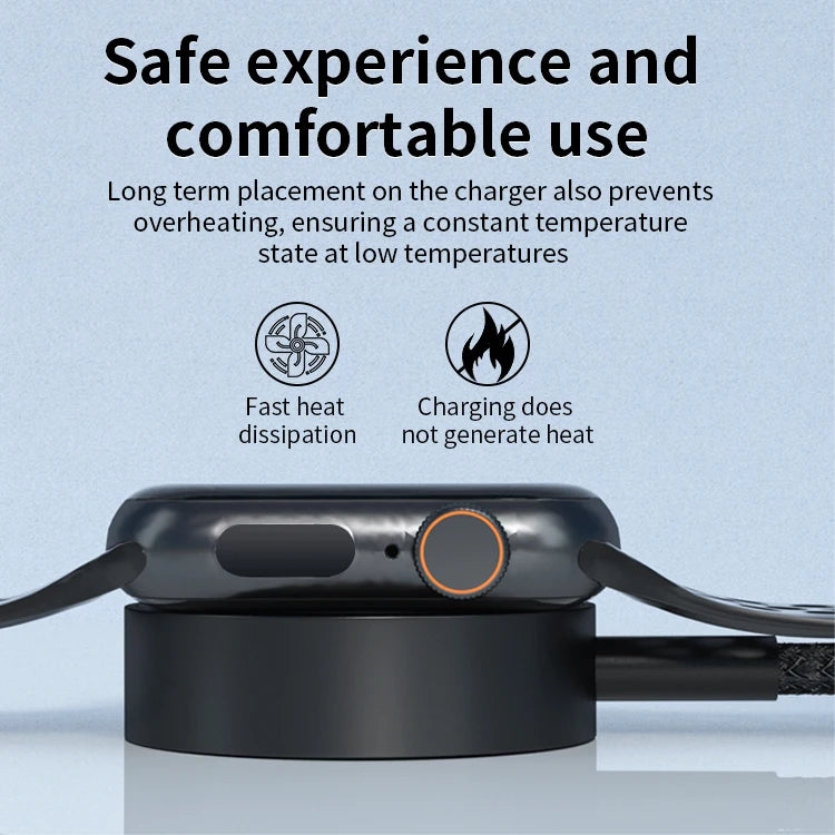 JMT-003210 Magnetic Wireless Charger for Apple Watch Series 2-8, Qi Compatible Smartwatch Charger