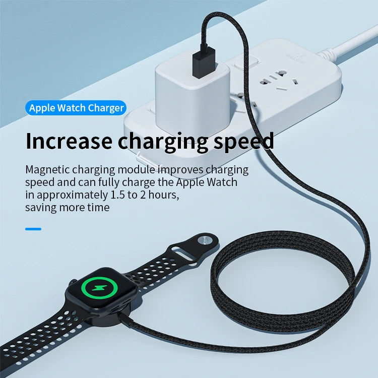 JMT-003210 Magnetic Wireless Charger for Apple Watch Series 2-8, Qi Compatible Smartwatch Charger
