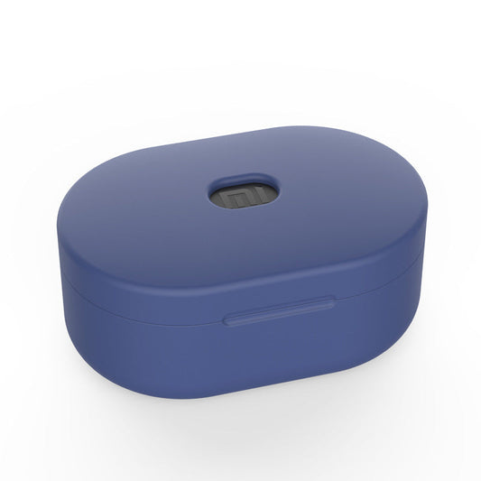 JMT-003210 Silicone Protective Cover for Bluetooth Headset - Simple Solid Color Design, 64*42*30mm, 1.2mm Thickness