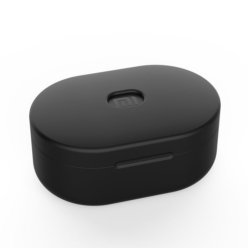 JMT-003210 Silicone Protective Cover for Bluetooth Headset - Simple Solid Color Design, 64*42*30mm, 1.2mm Thickness