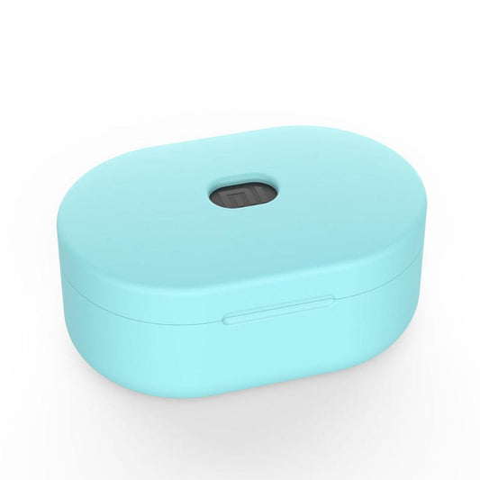 JMT-003210 Silicone Protective Cover for Bluetooth Headset - Simple Solid Color Design, 64*42*30mm, 1.2mm Thickness
