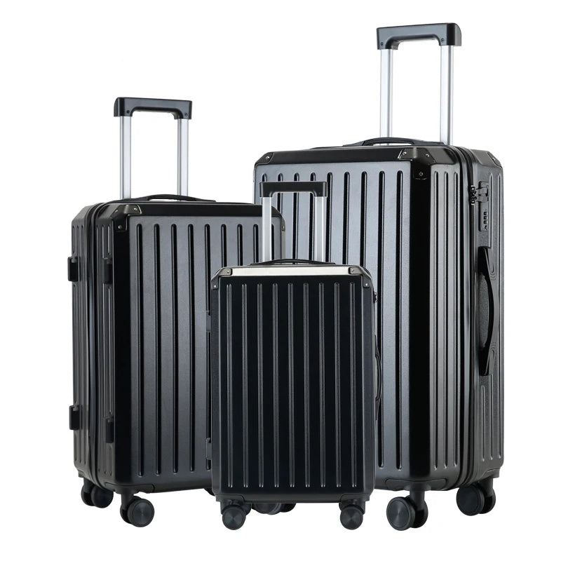 JMT-003274 Custom Logo Travel Bag Set - 4-Piece Anti-lock Braking System Suitcase Collection