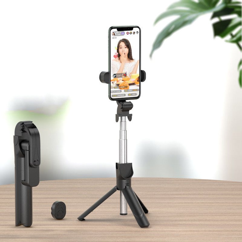 JMT-003402 Aluminum Alloy Selfie Stick for Mobile Phones with Live Support