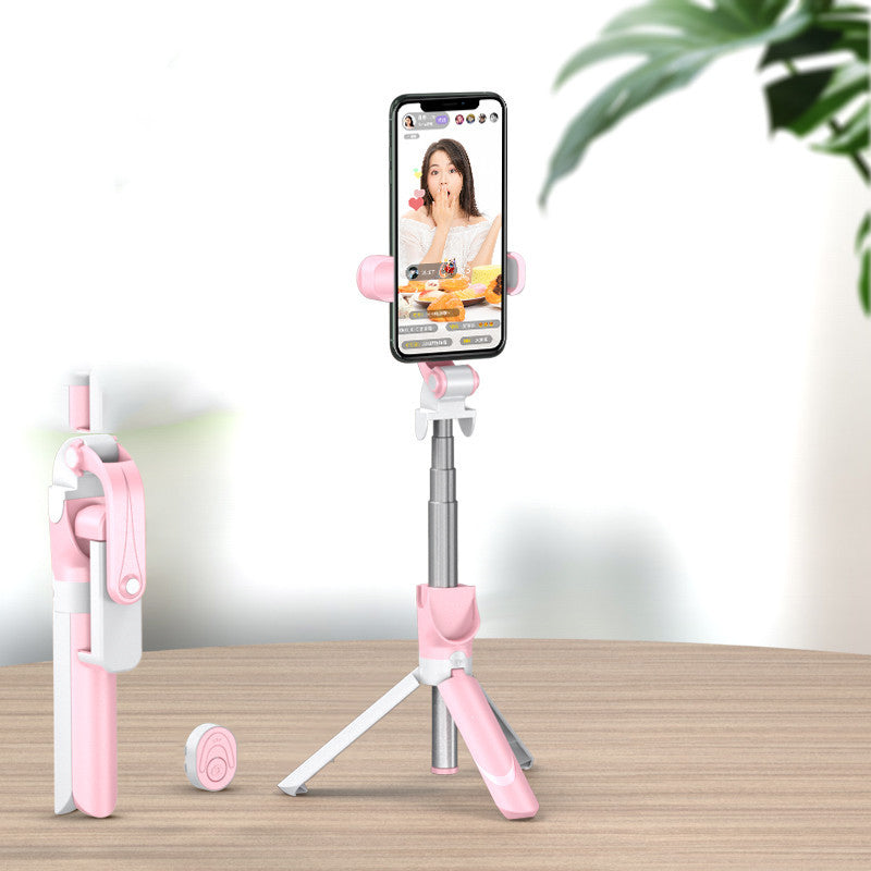 JMT-003402 Aluminum Alloy Selfie Stick for Mobile Phones with Live Support