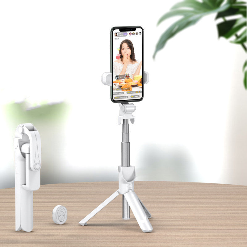 JMT-003402 Aluminum Alloy Selfie Stick for Mobile Phones with Live Support