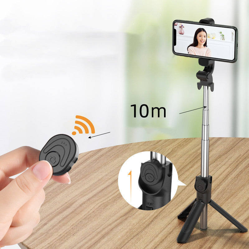 JMT-003402 Aluminum Alloy Selfie Stick for Mobile Phones with Live Support