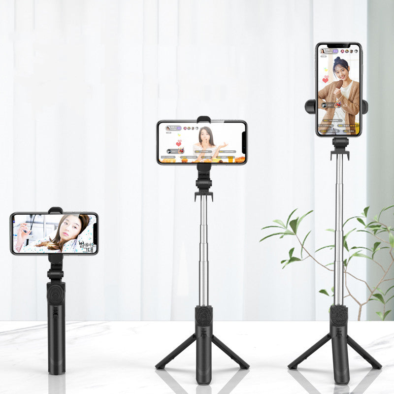 JMT-003402 Aluminum Alloy Selfie Stick for Mobile Phones with Live Support