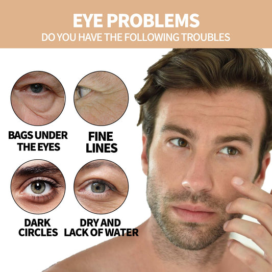JMT-003658 Men's Energizing Eye Roller for Hydration and Firming, Reduces Dark Circles and Fine Lines