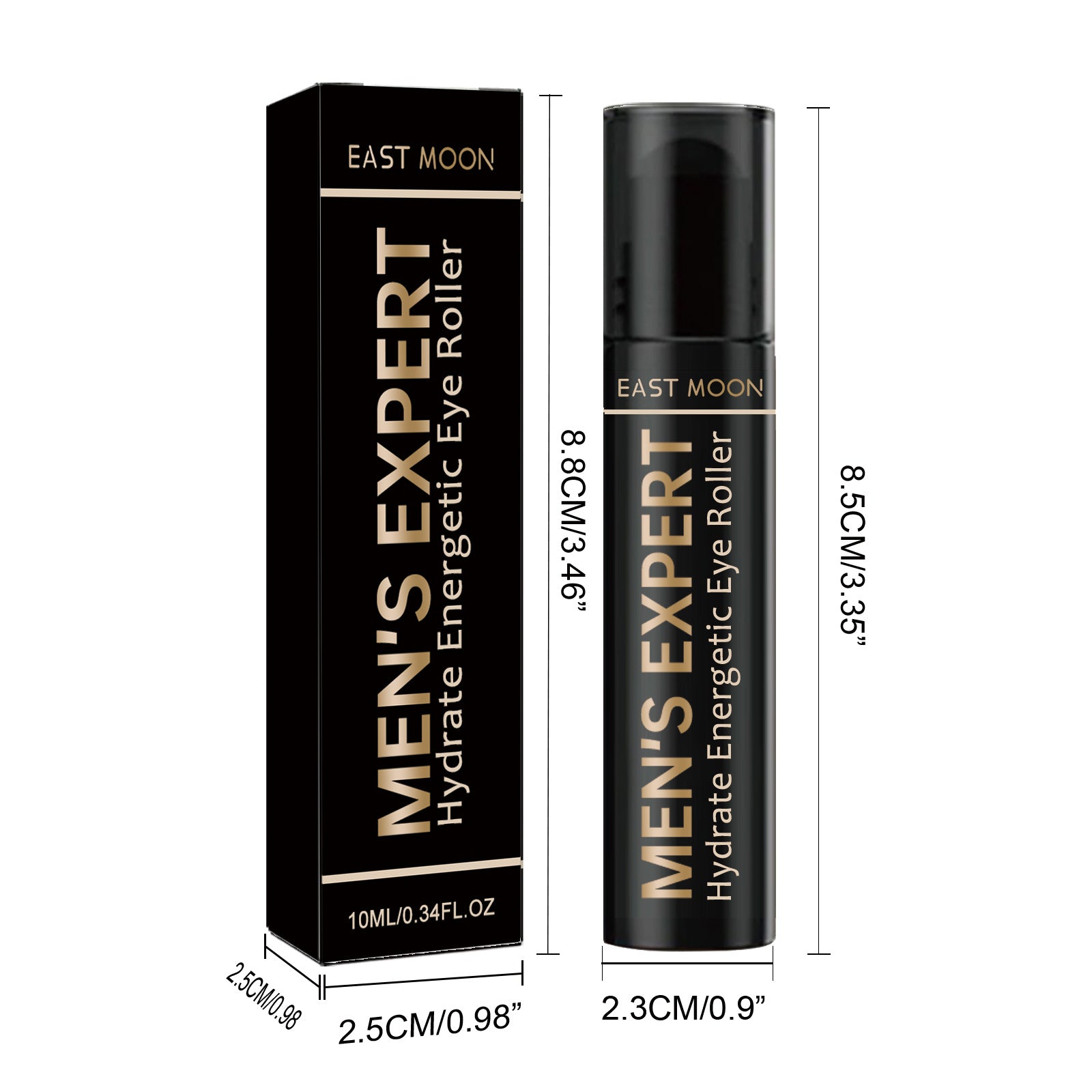 JMT-003658 Men's Energizing Eye Roller for Hydration and Firming, Reduces Dark Circles and Fine Lines